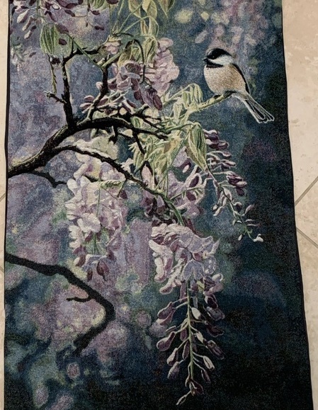 WALL ART, TAPESTRY, HANGING,  PURPLE HAZE, 26X47