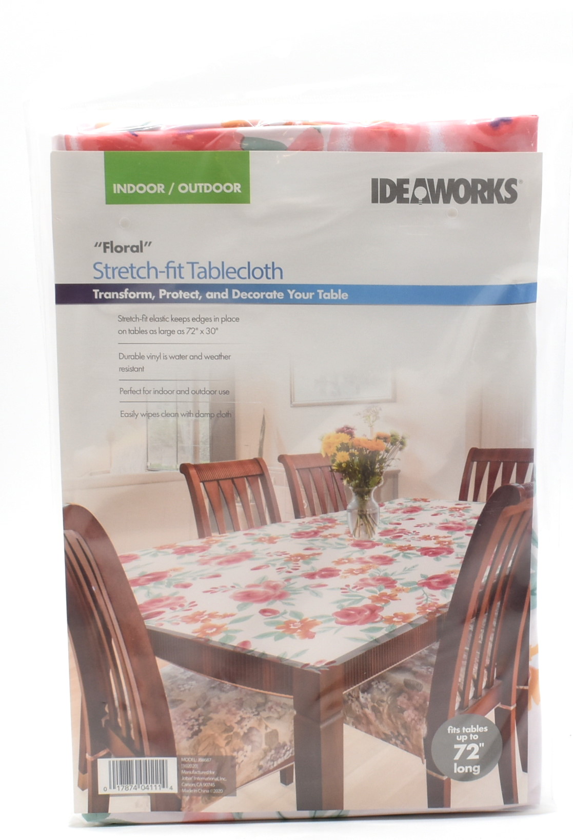 TABLE COVER,  RECTANGLE,  72X30,  FLORAL