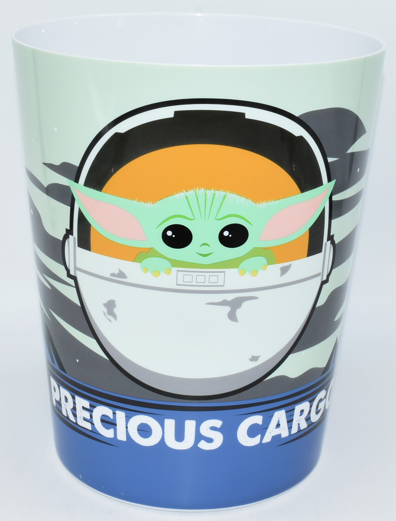 WASTEBASKET, MANDALORIAN,  PLASTIC