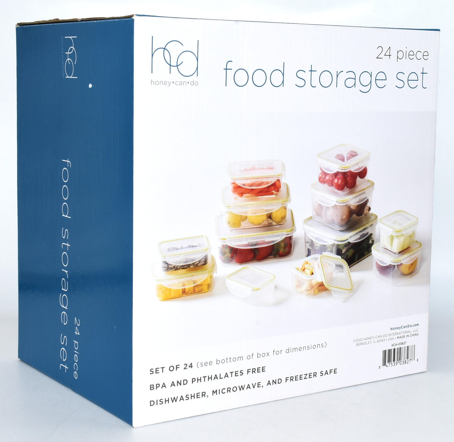FOOD STORAGE 24PC SET LOCKING LID