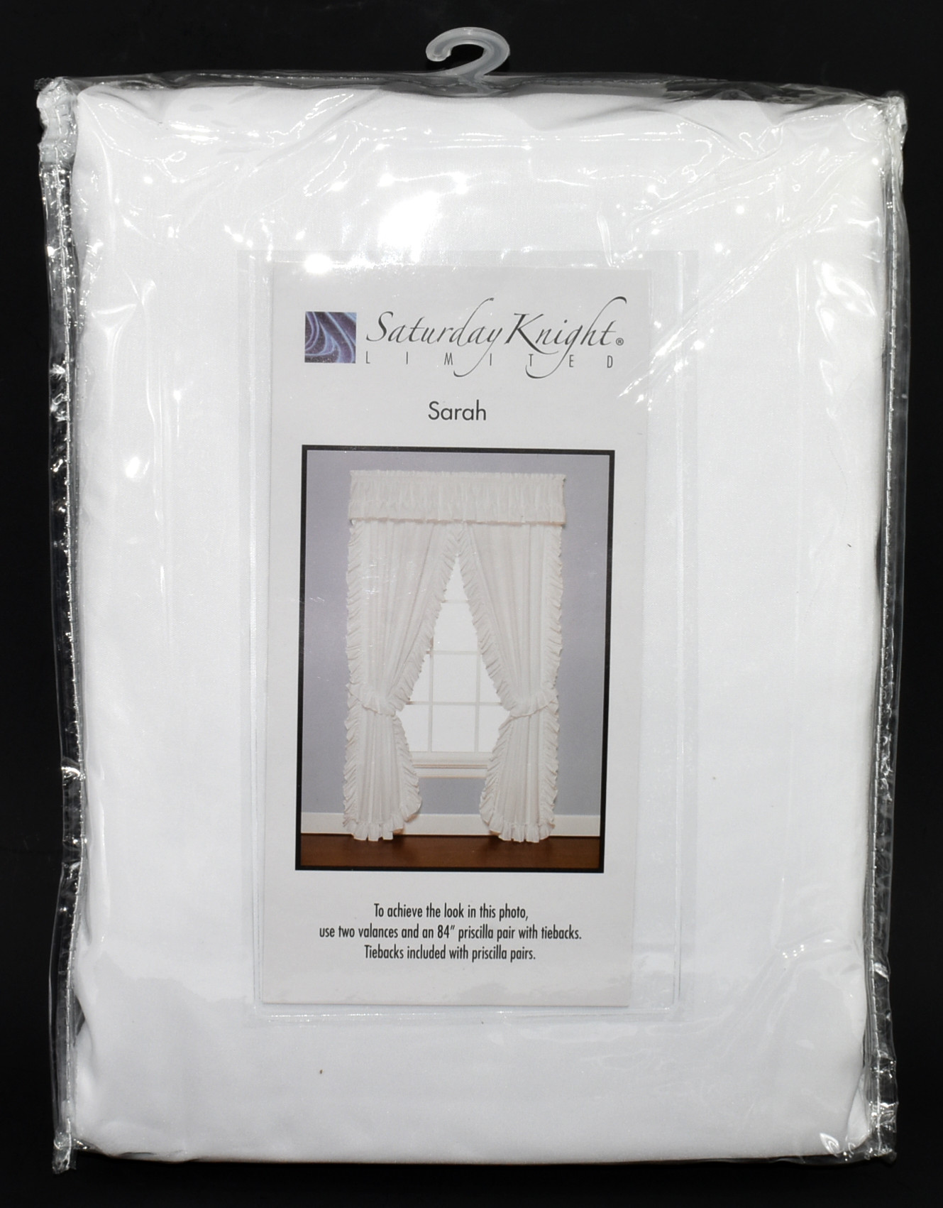 CURTAINS,  PANEL PAIR,  250X84,  WHITE,  RUFFLE EDGE