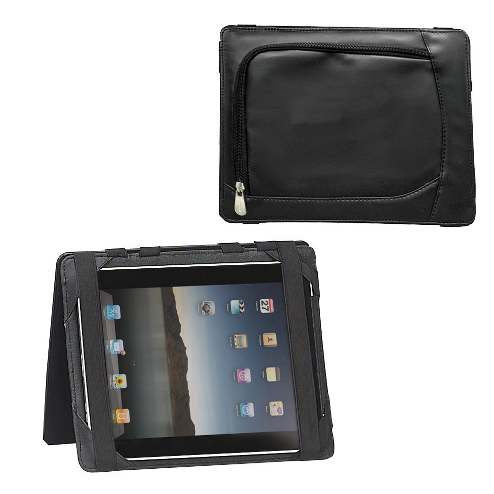 IPAD CASE,  BLACK,  LEATHERETTE,  MAGIC CASE
