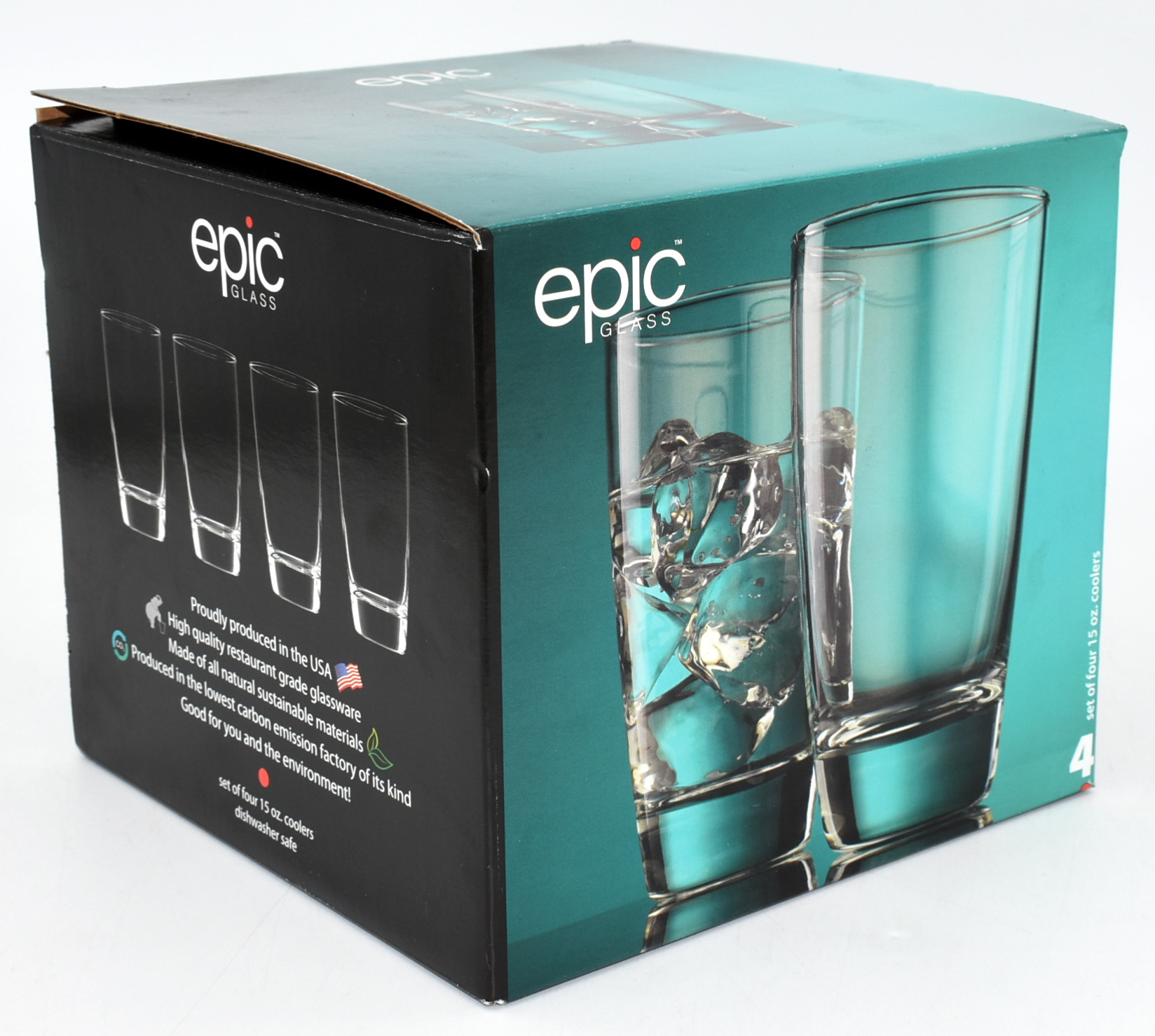 DRINKWARE 4PC SET EPIC, 15OZ