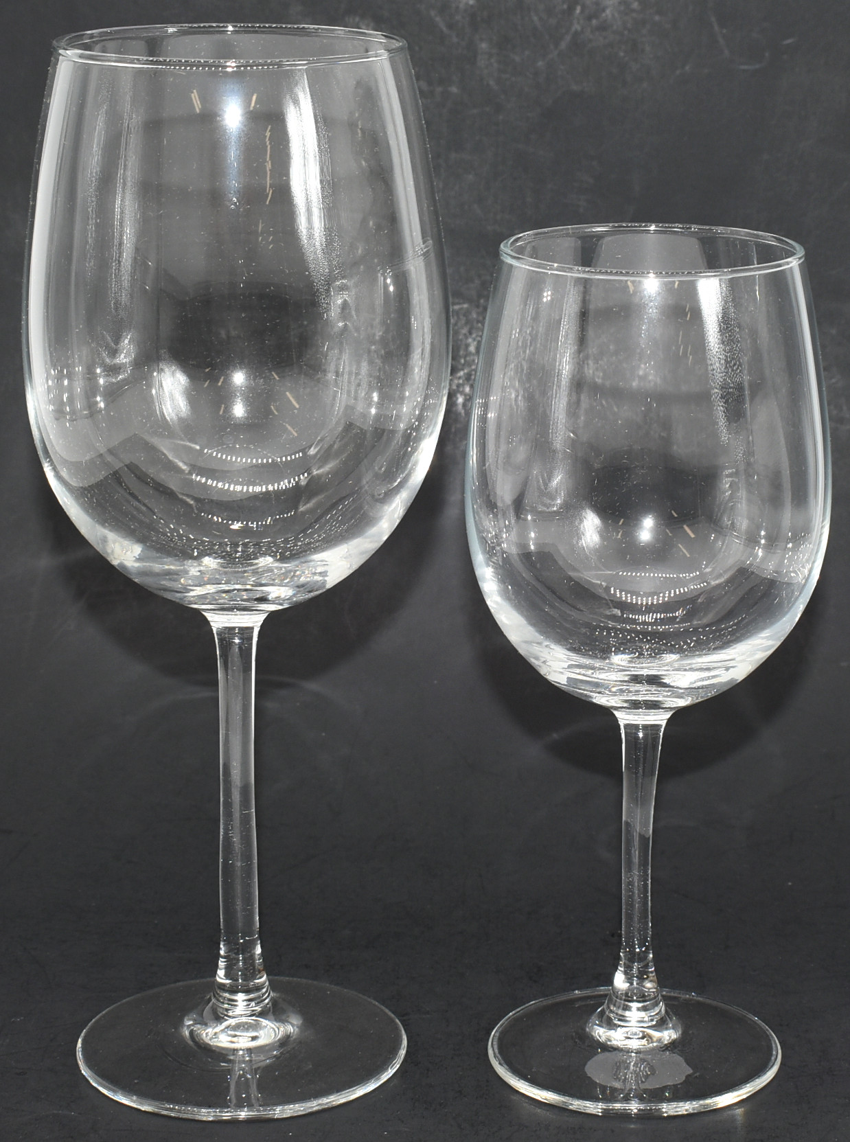 WINE GLASS 12PC SET ASSORTED 16OZ & 11OZ BROWN BOX