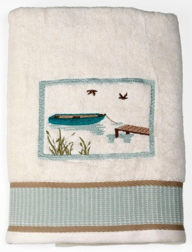 TOWEL,  BATH,  IVORY,  LAKE RETREAT