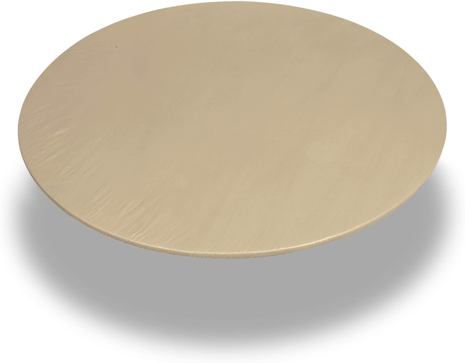 TABLECLOTH,  60 IN ROUND,  PEVA FITTED,  FLANNEL BACK,  LINEN