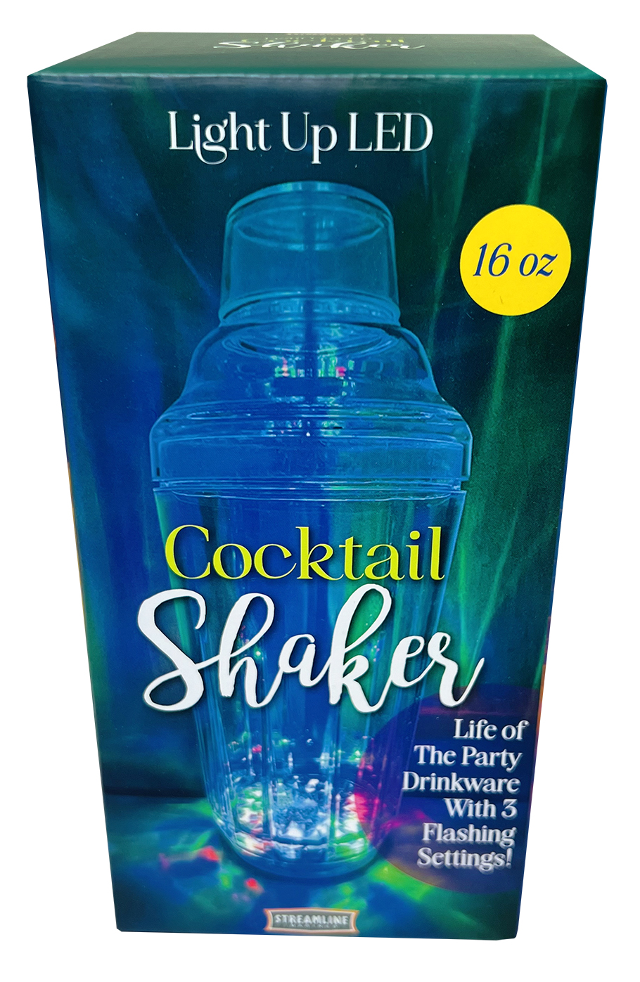 LIGHT UP 14 OZ COCKTAIL SHAKER