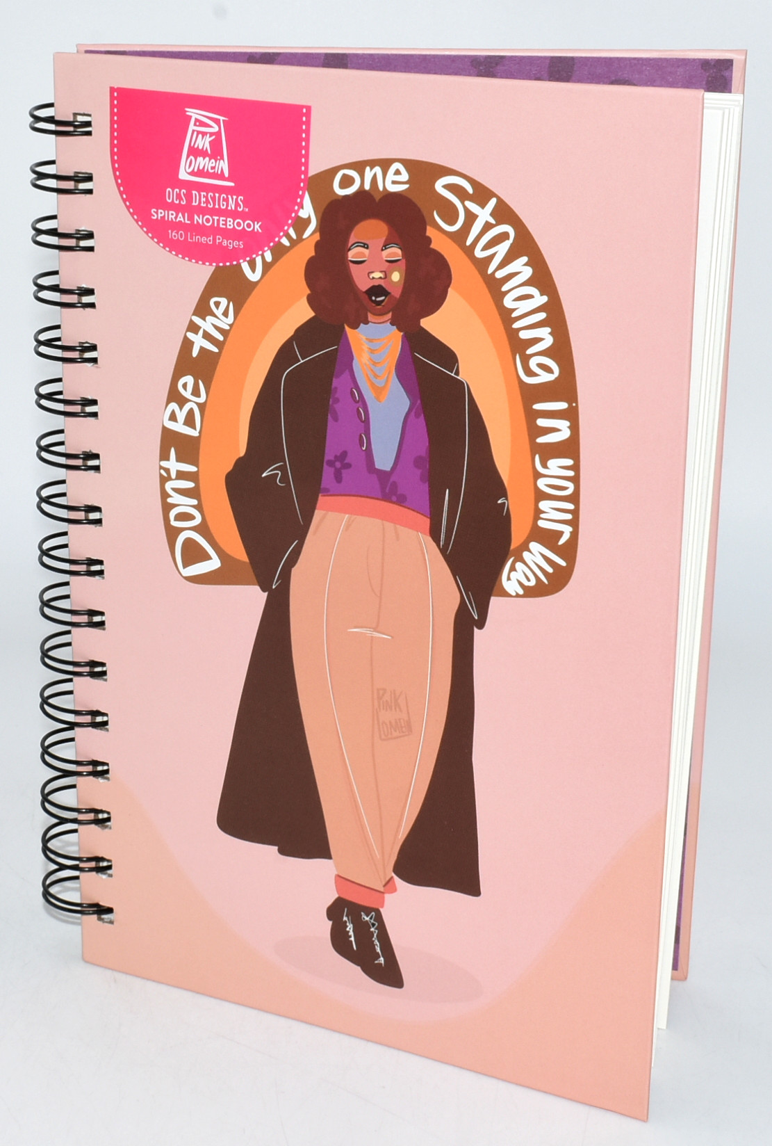 NOTEBOOK, SPIRAL, DONT BE THE ONLY ONE, MEDIUM, 160 PAGE