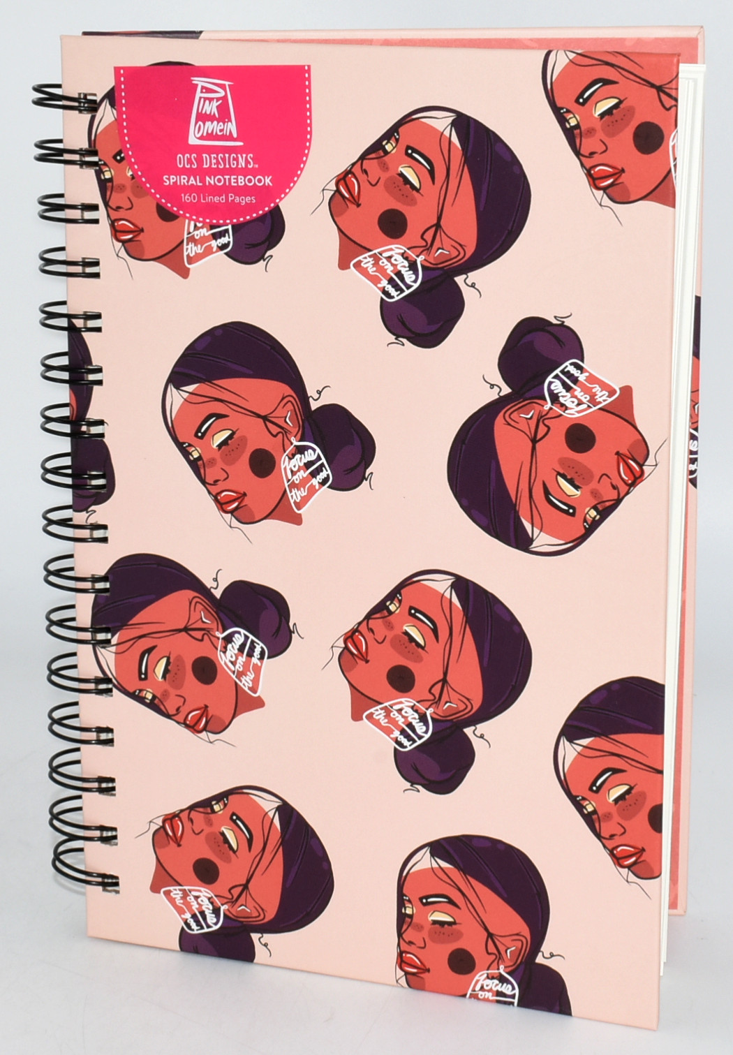 NOTEBOOK, SPIRAL, FOCUS ON THE GOOD, MEDIUM, 160 PAGE