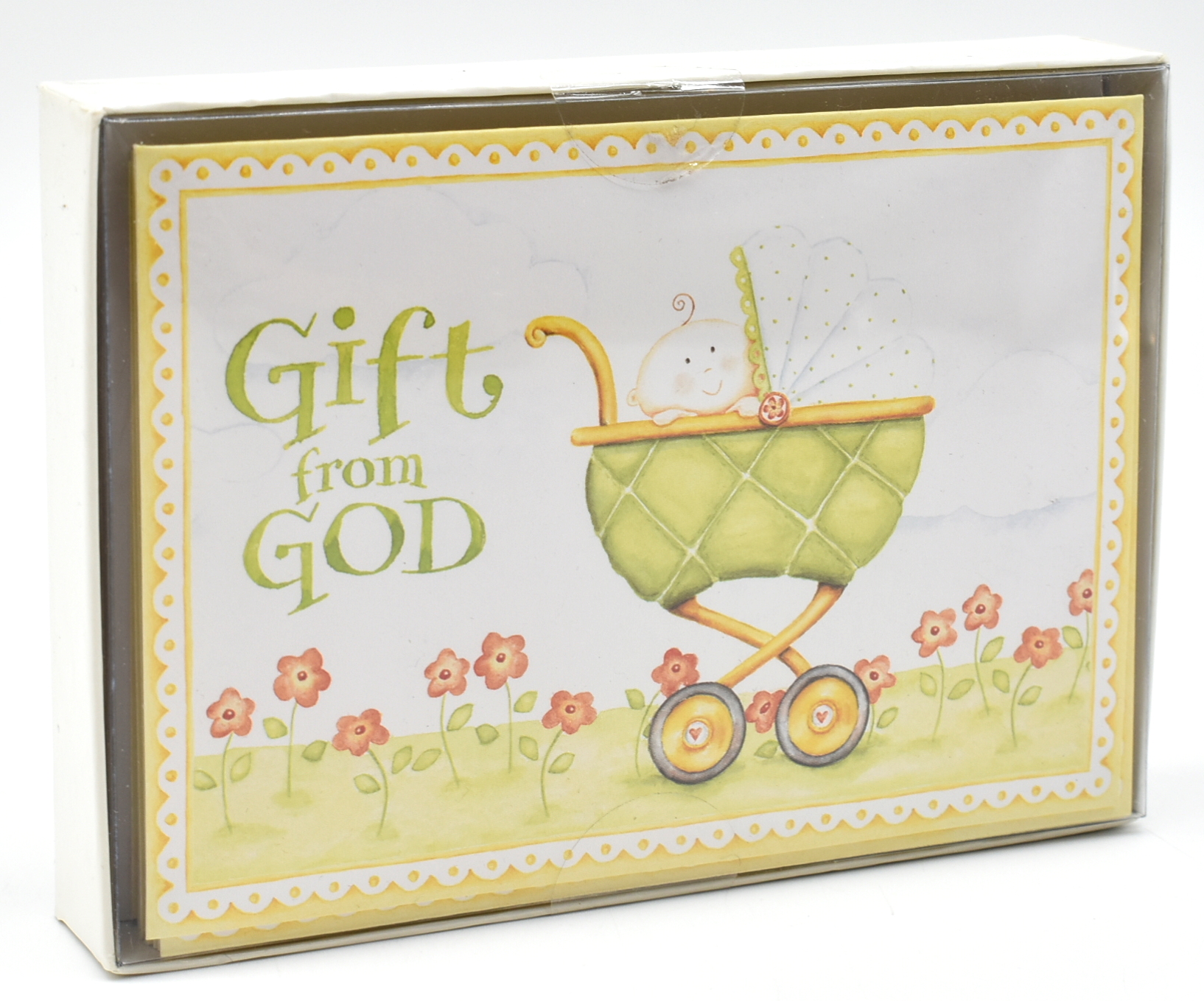 CARDS, BRTH ANNCMNT, 5.5IN X 4IN 10 CARDS, 12 ENVELOPES,  BOXED