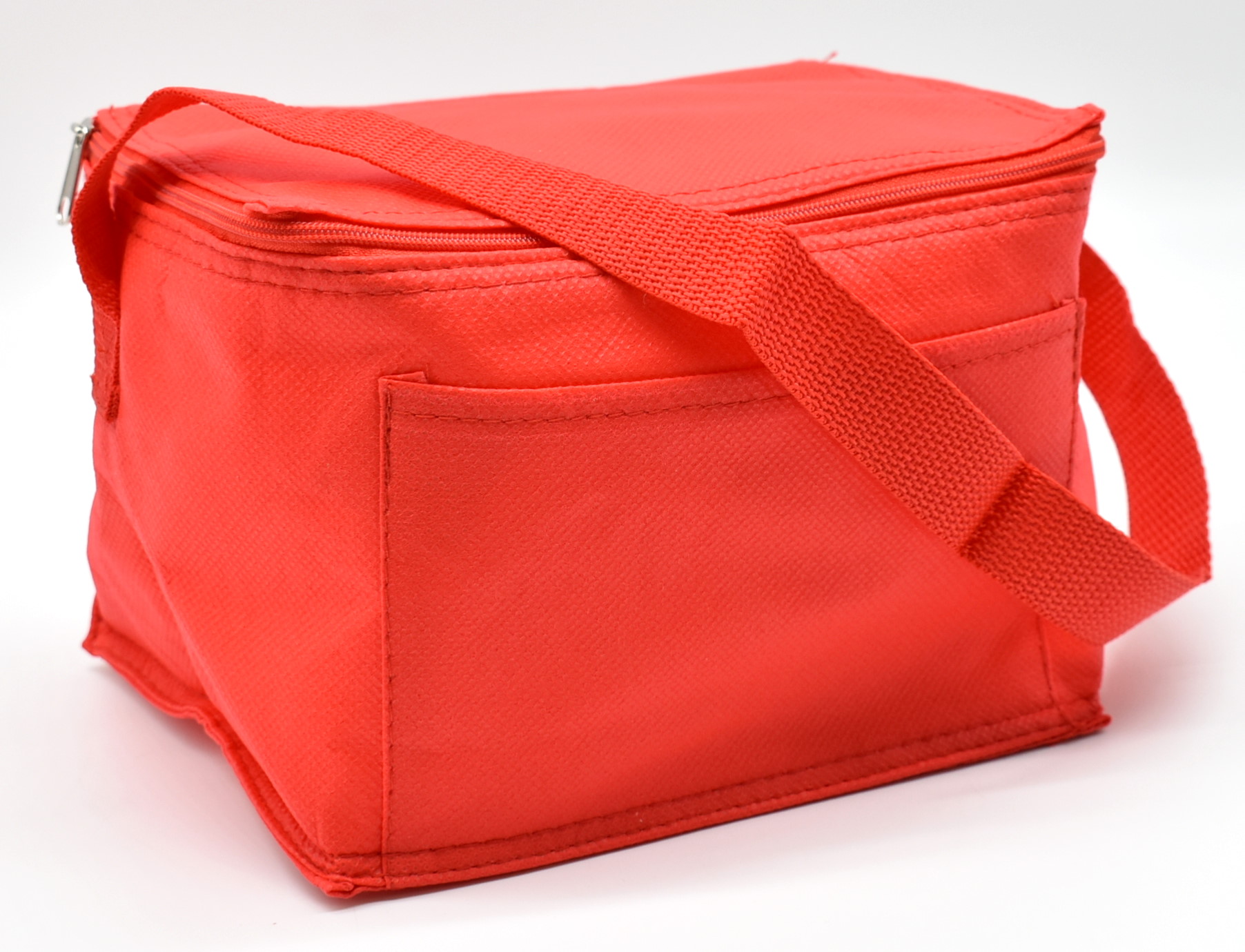 BAG,  LUNCH COOLER,  6 CAN,  NON WOVEN,  8X5.5X6,  RED