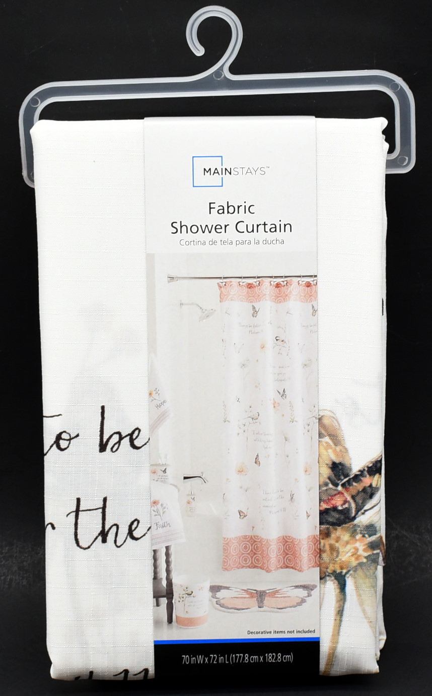 SHOWER CURTAIN,  FABRIC,  INSPIRE