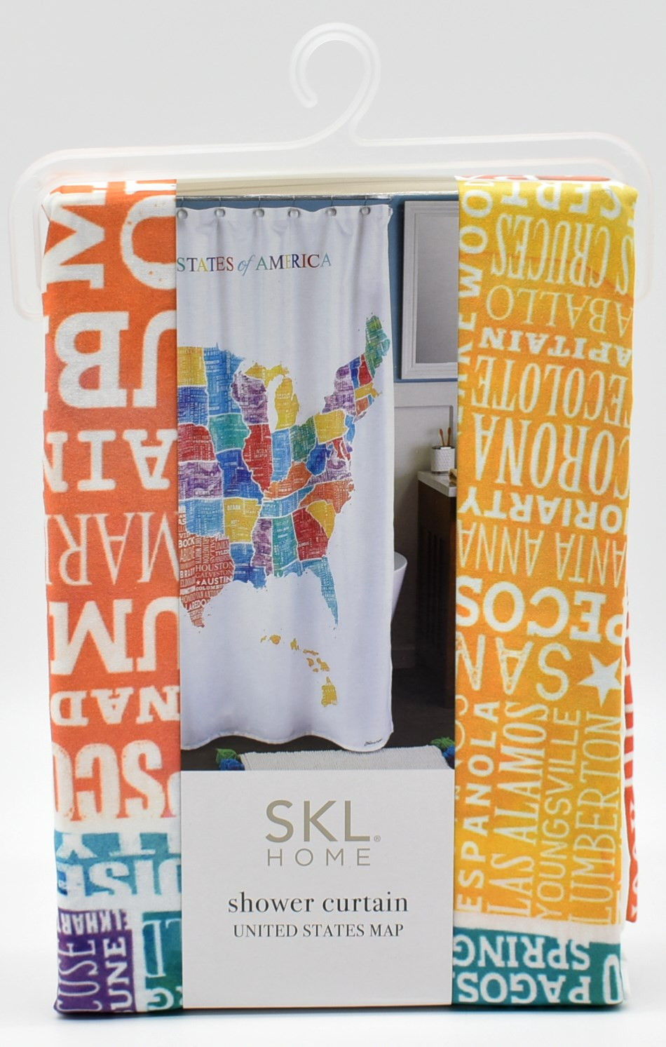 SHOWER CURTAIN,  FABRIC,  70X72 UNITED STATES