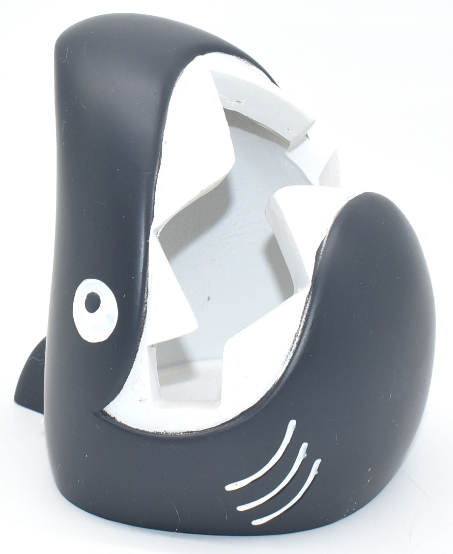 TOOTHBRUSH HOLDER,  RESIN,  SHARK PARTY,  MADE FOR WALMART