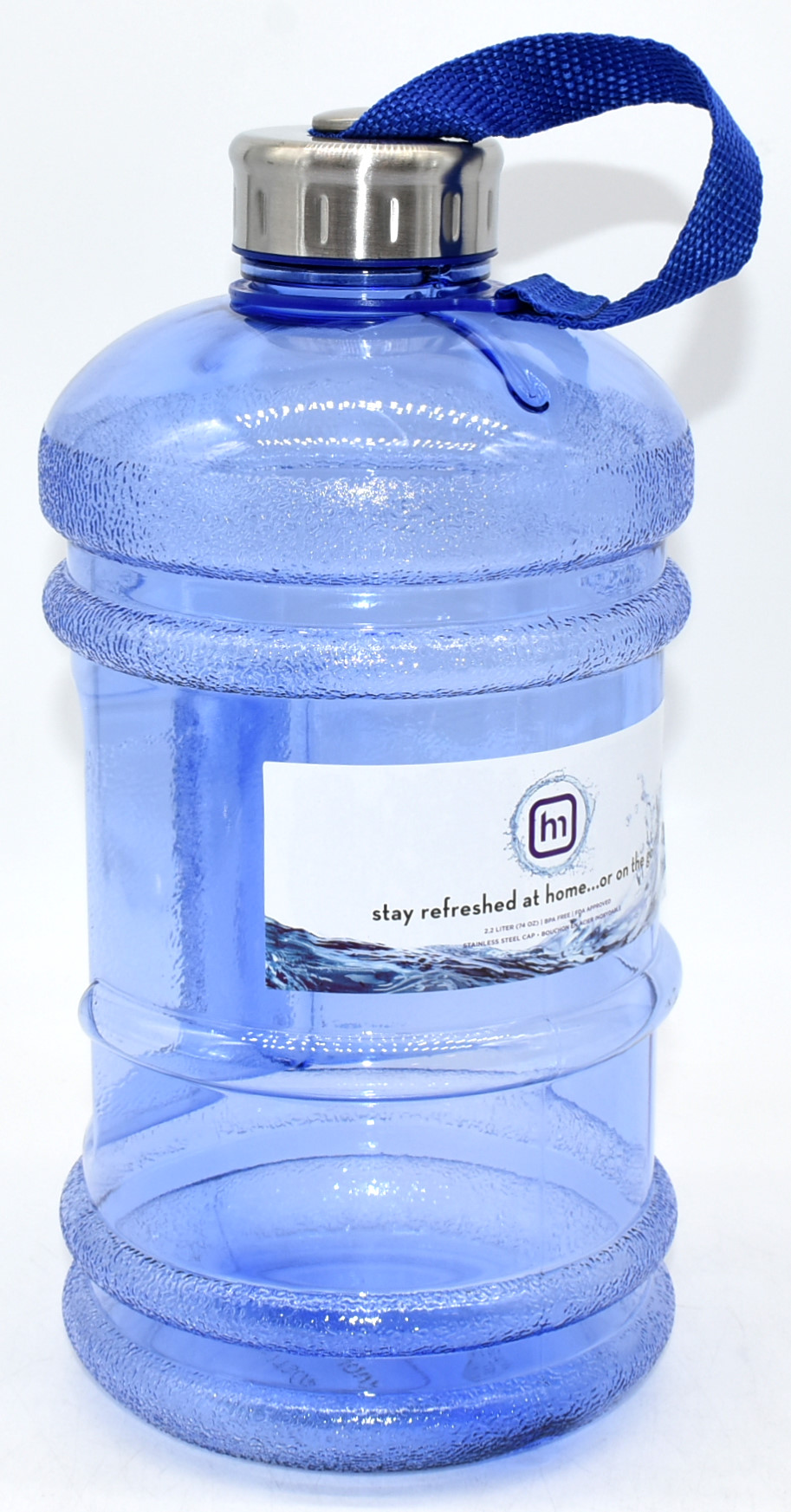 WATER BOTTLE,  2 LITER,  PLASTIC JUG