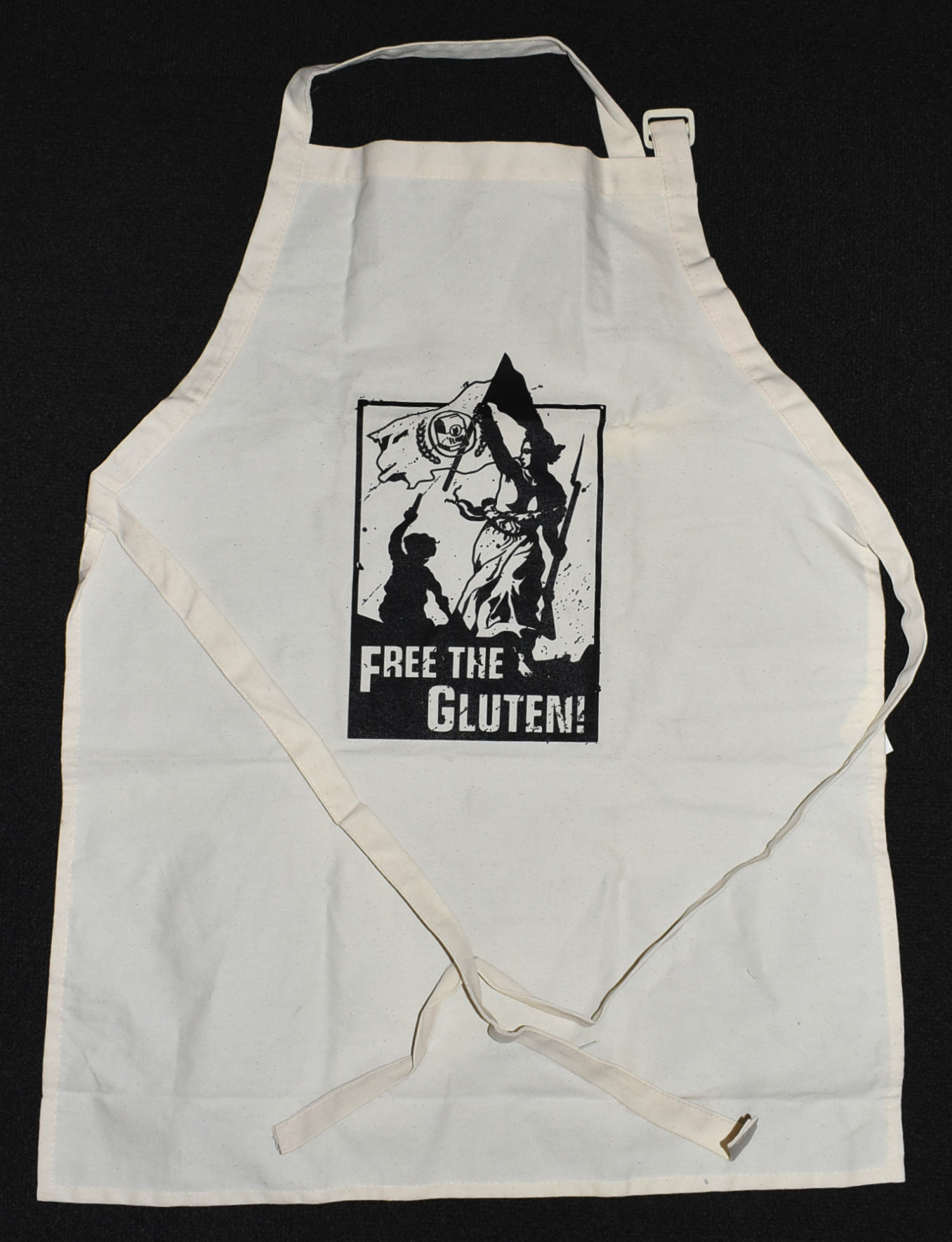 APRON, FREE THE GLUTEN CANVAS
