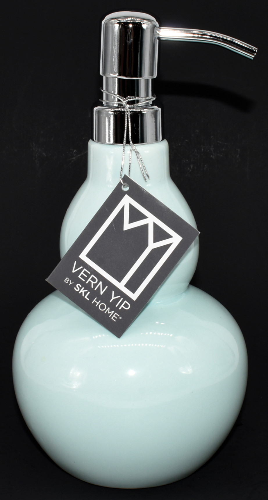 LOTION PUMP,  RESIN,  LIGHT BLUE CLASSIC TOTEM