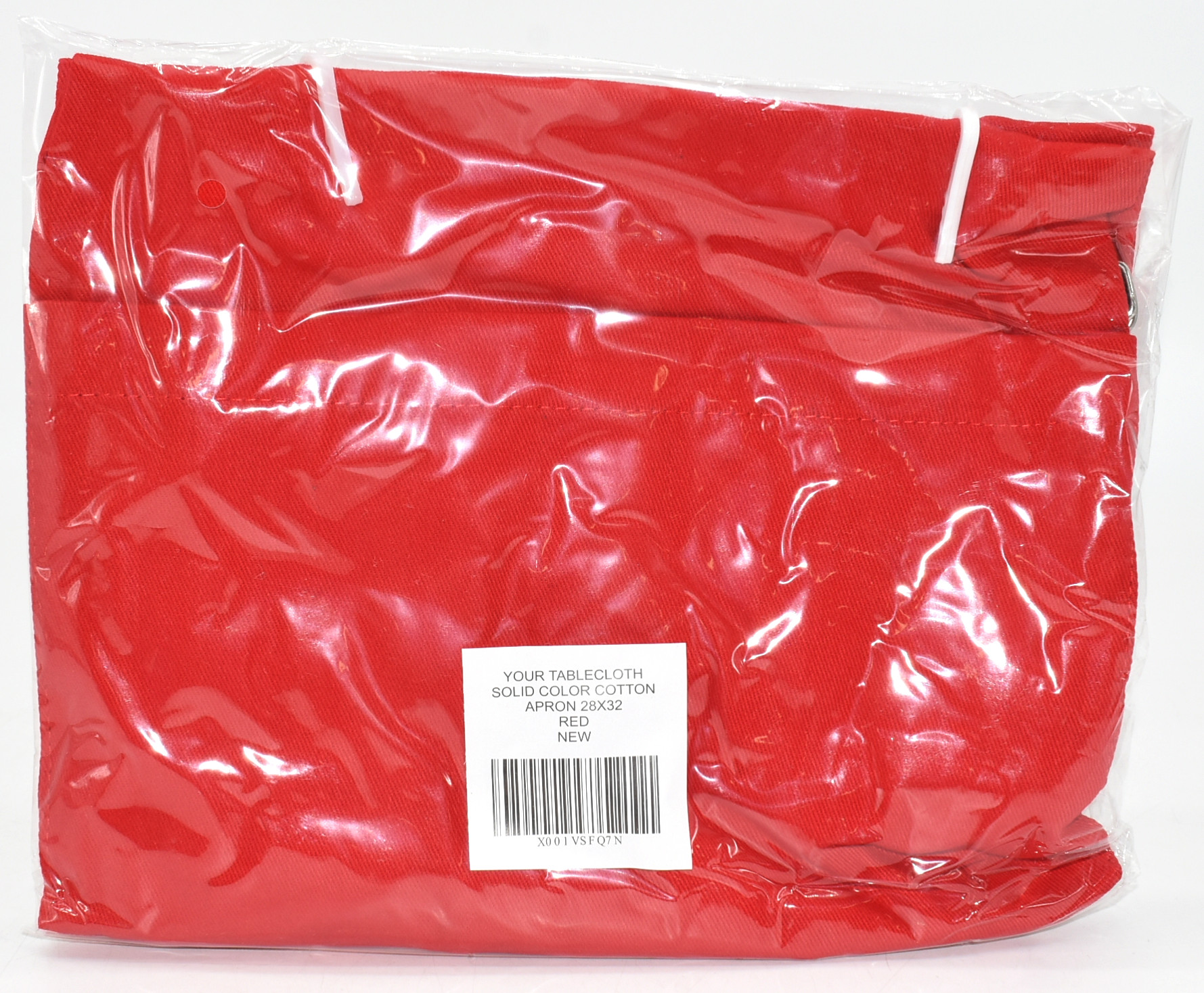 RED SOLID APRON