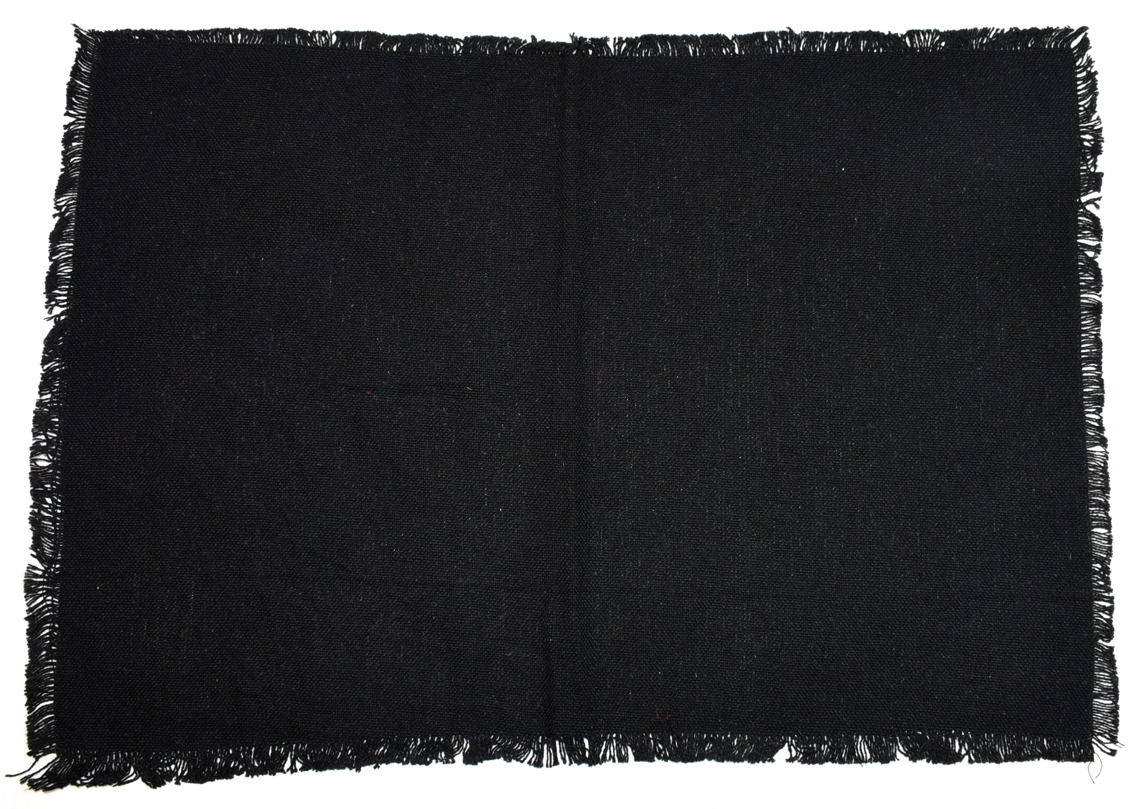 BLACK FRINGE PLACEMENT, 6PC SET