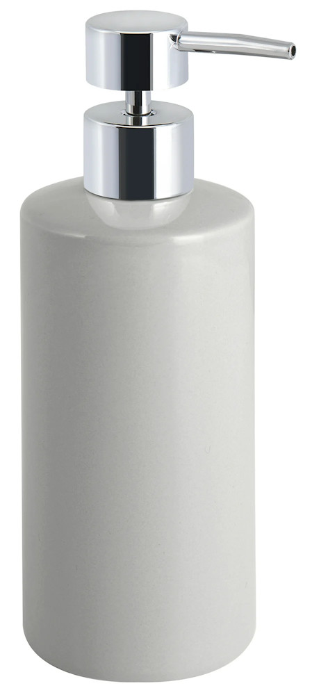 LOTION PUMP,  CERAMIC,  LIGHT GREY, MAINSTAYS