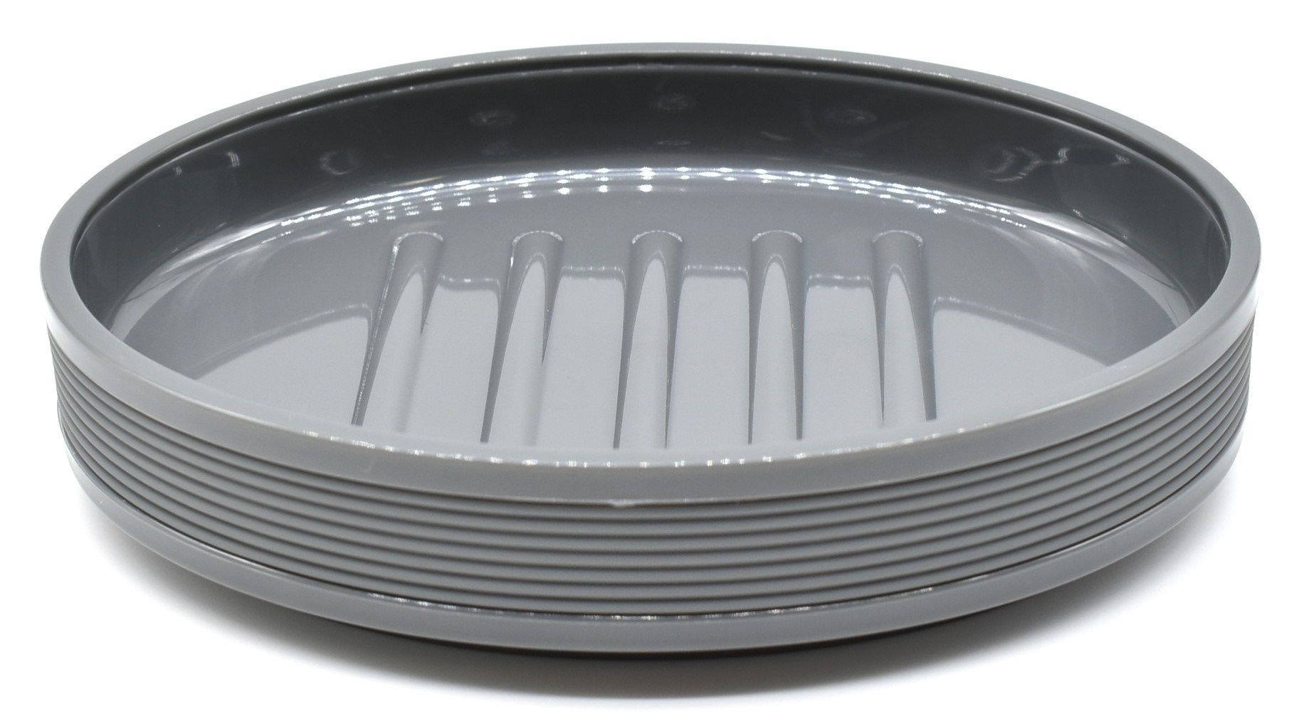SOAP DISH,  GREY,  SOFT TOUCH